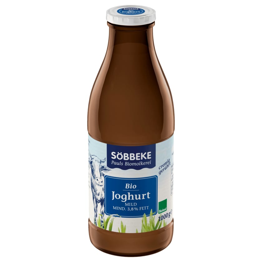 Soebbeke Bio Joghurt mild 3,8% Fett 1l
